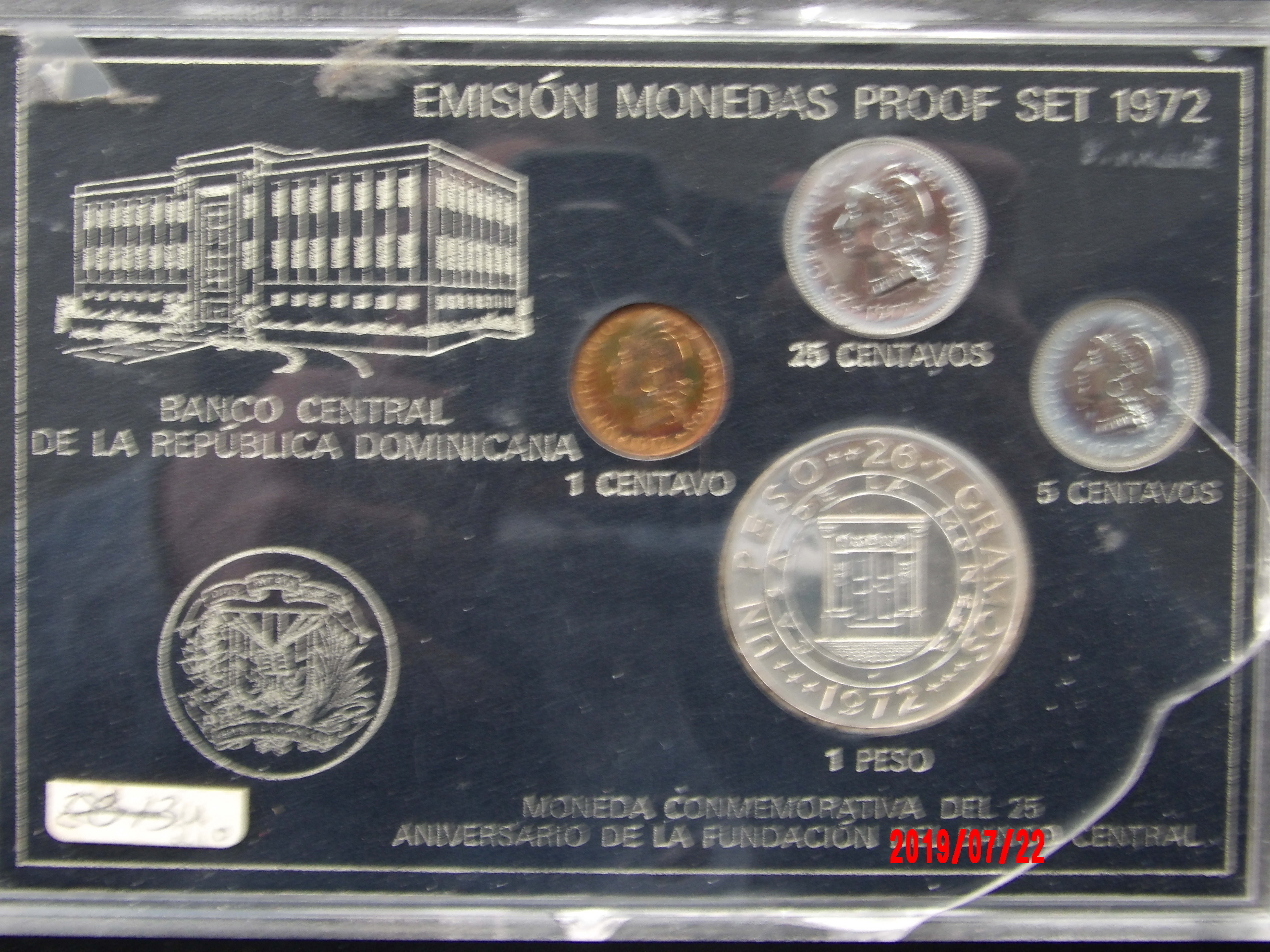 Dominican Republic, 1972, Proof Set - Image 2