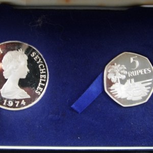 Seychelles, 1974, Proof Set - Image 1
