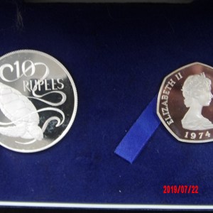 Seychelles, 1974, Proof Set - Image 2