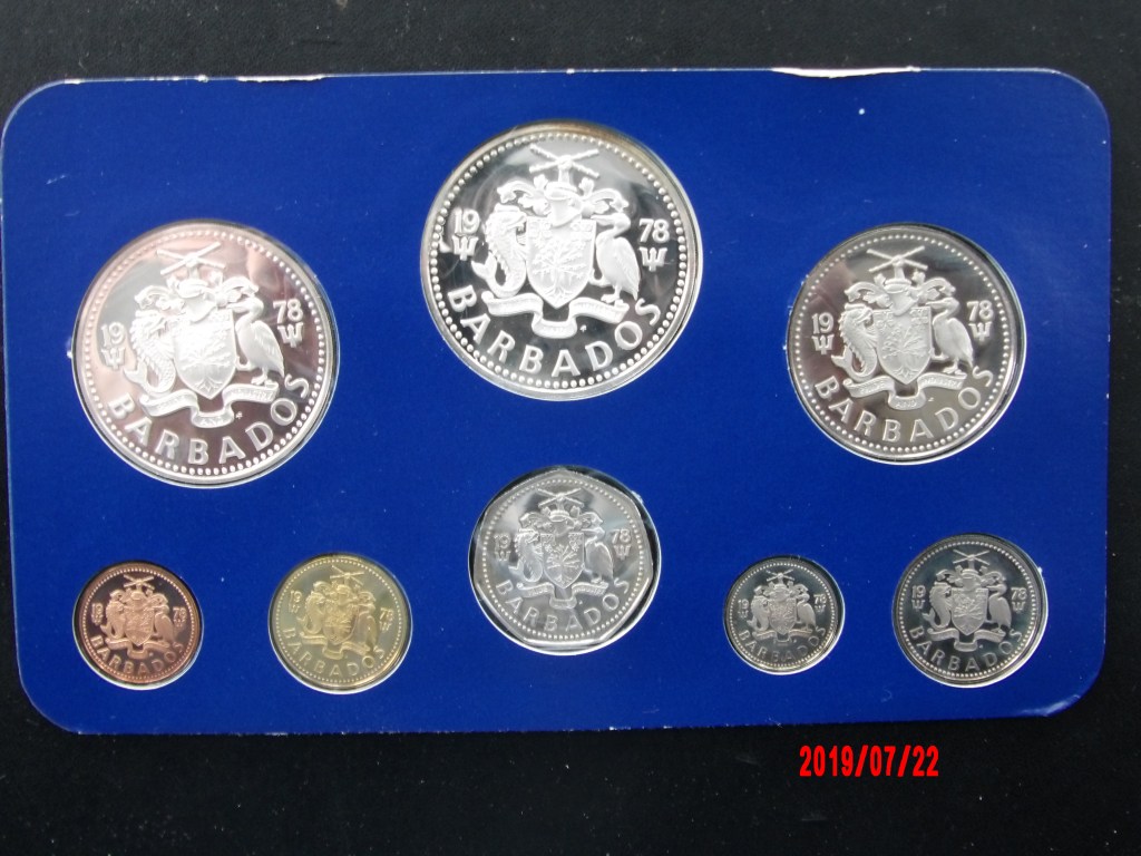 Barbados, 1978, Proof Set