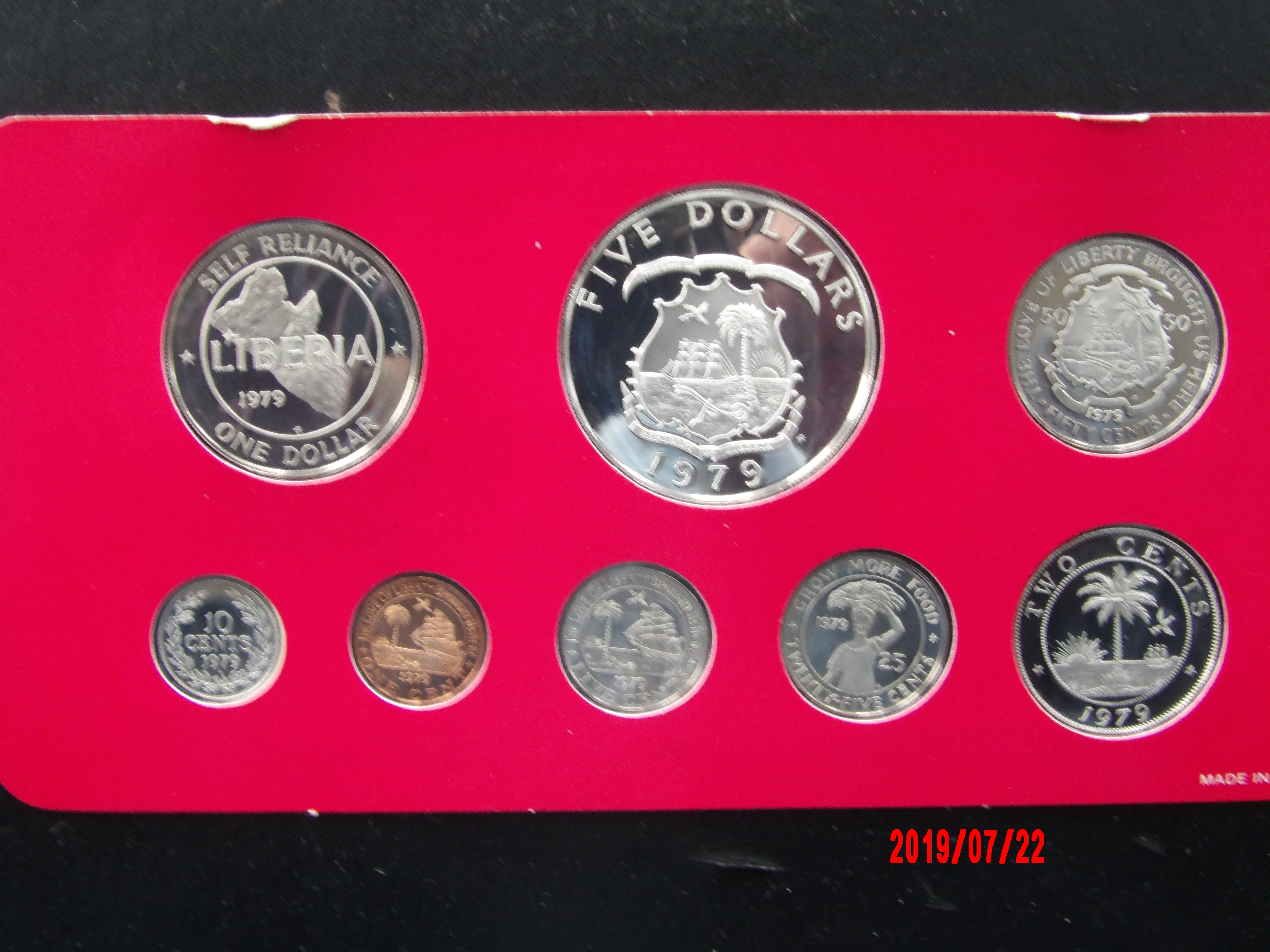 Liberia, 1979, Proof Set - Image 1