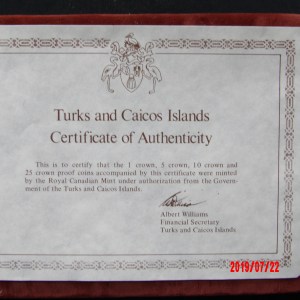 Turks and Caicos, 1976, Proof Set - Image 4