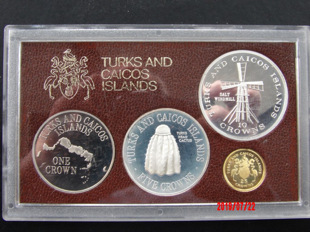 Turks and Caicos, 1976, Proof Set