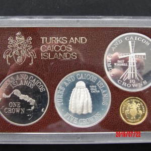 Turks and Caicos, 1976, Proof Set - Image 3