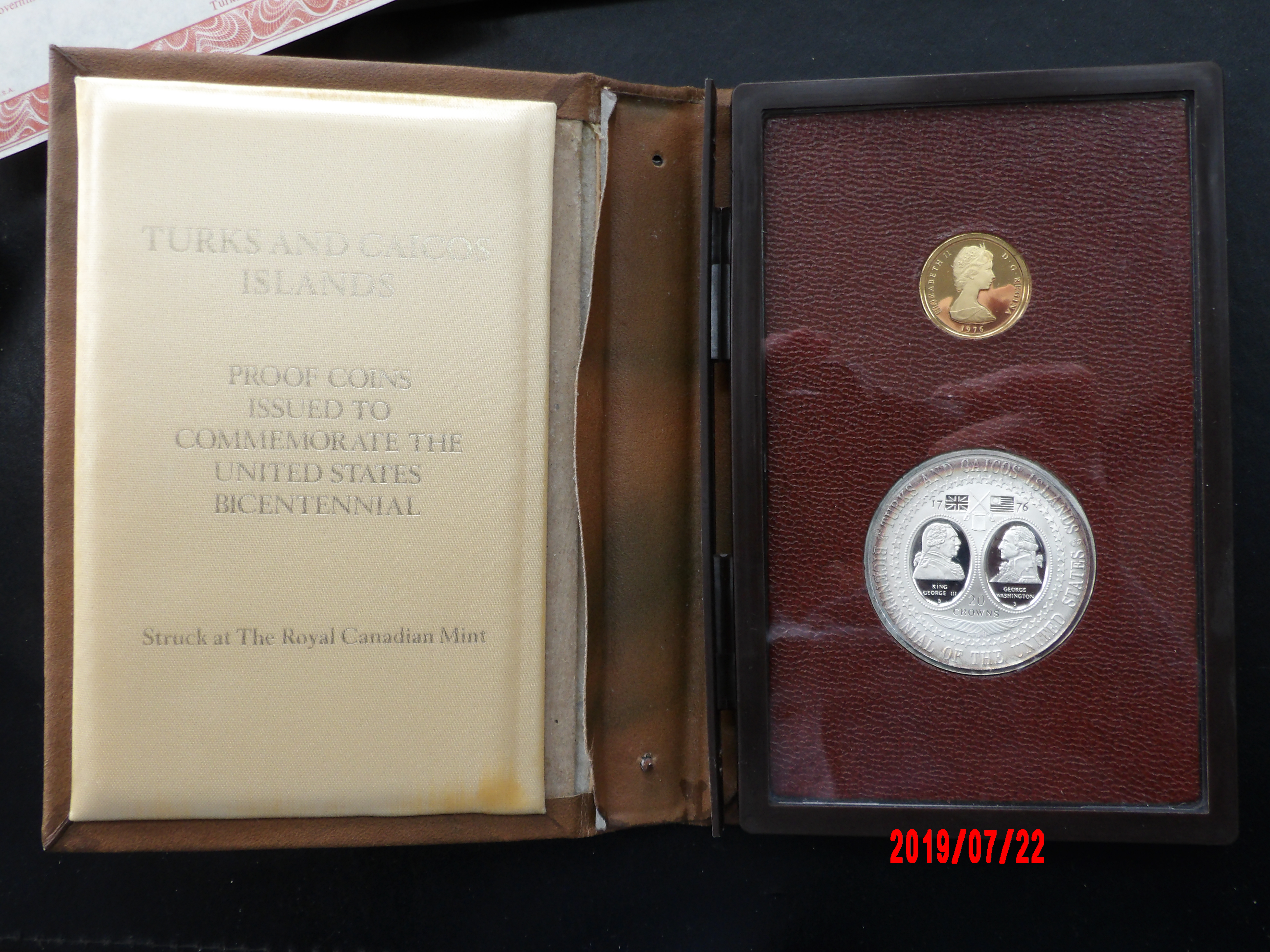 Turks and Caicos, 1976, Proof Set - Image 1