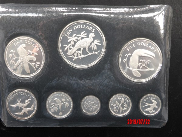 Belize, 1974, Rare Silver Proof Set