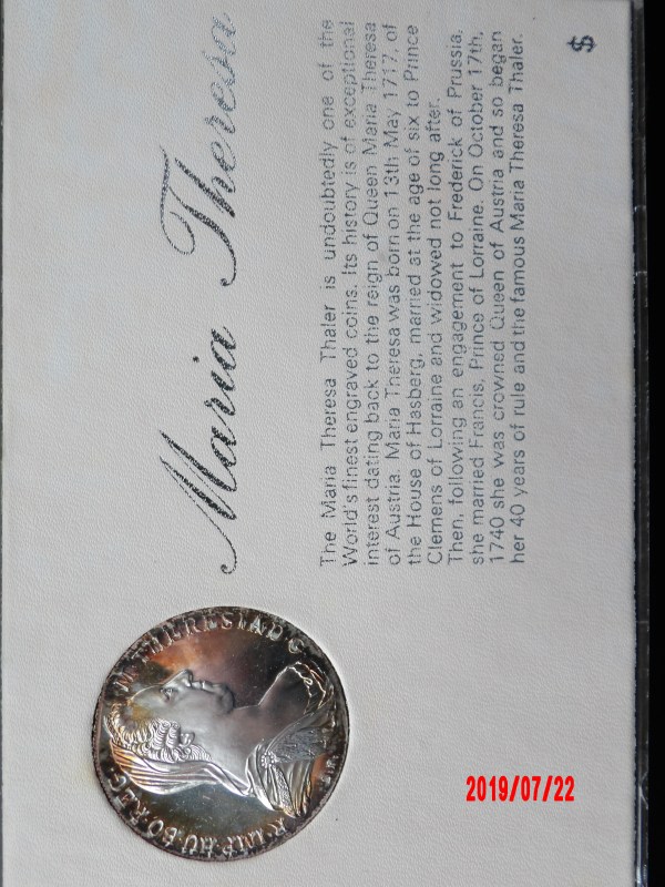 AUSTRIA, Maria Theresa Thaler, 1780