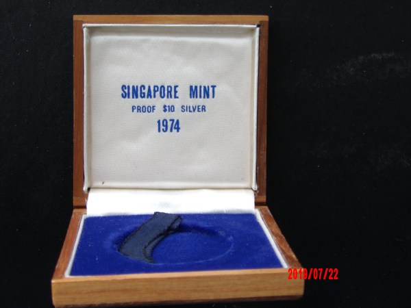 SINGAPORE, $10, 1974, PROOF *