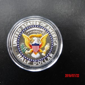 U.S. 50C, 1964  KENNEDY HALF ENAMELED - Image 2