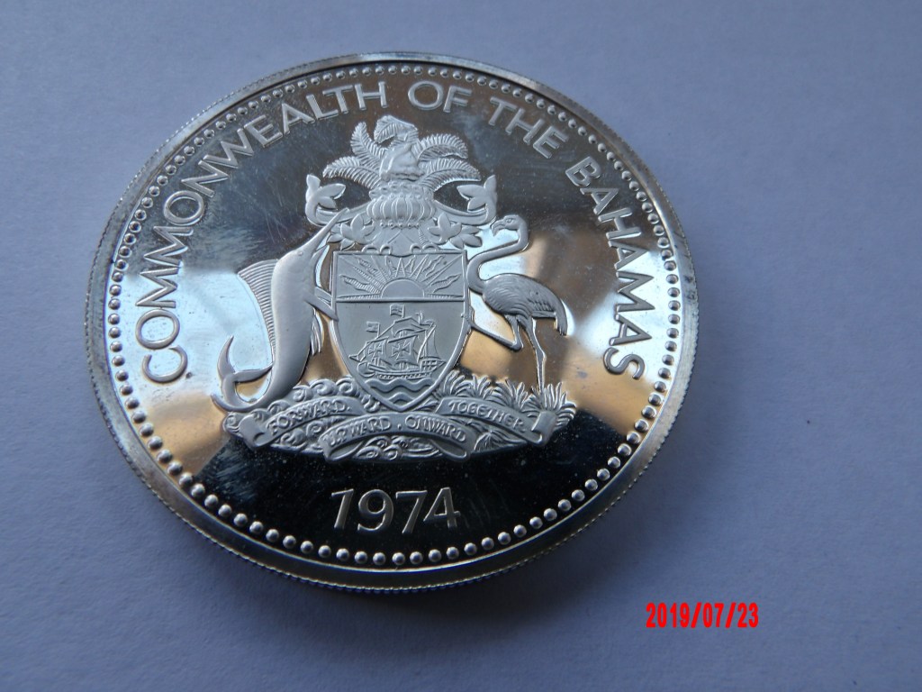 BAHAMAS, $10, 1974, AR PROOF *