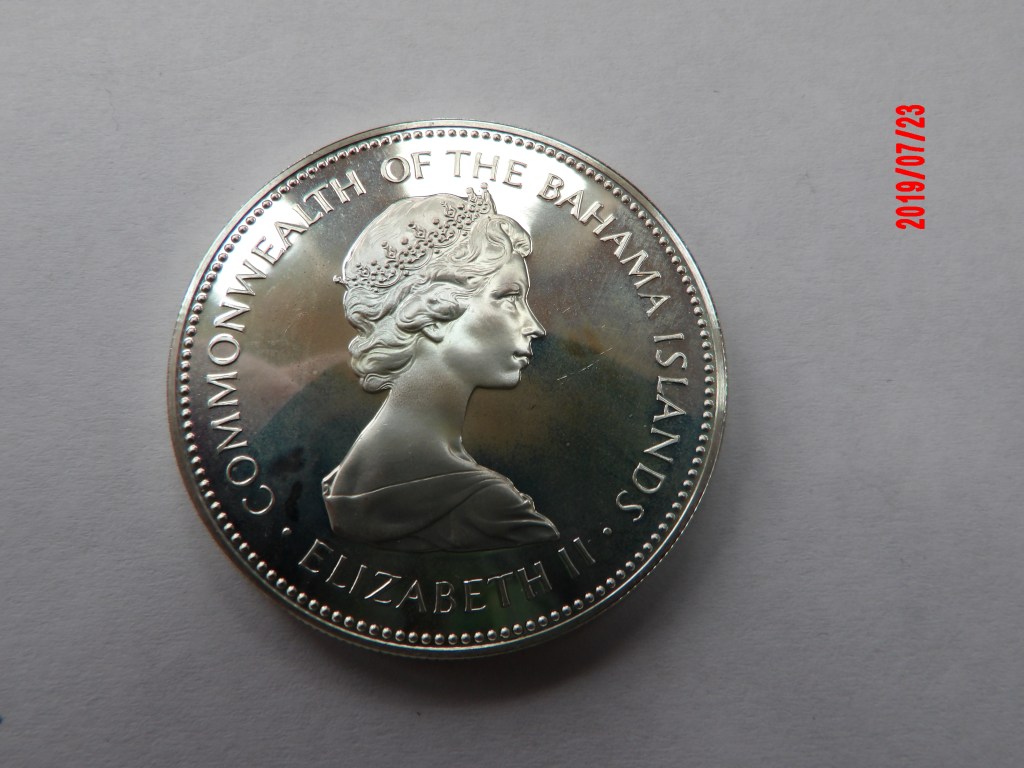 BAHAMAS, $2, 1972, SILVER PROOF *