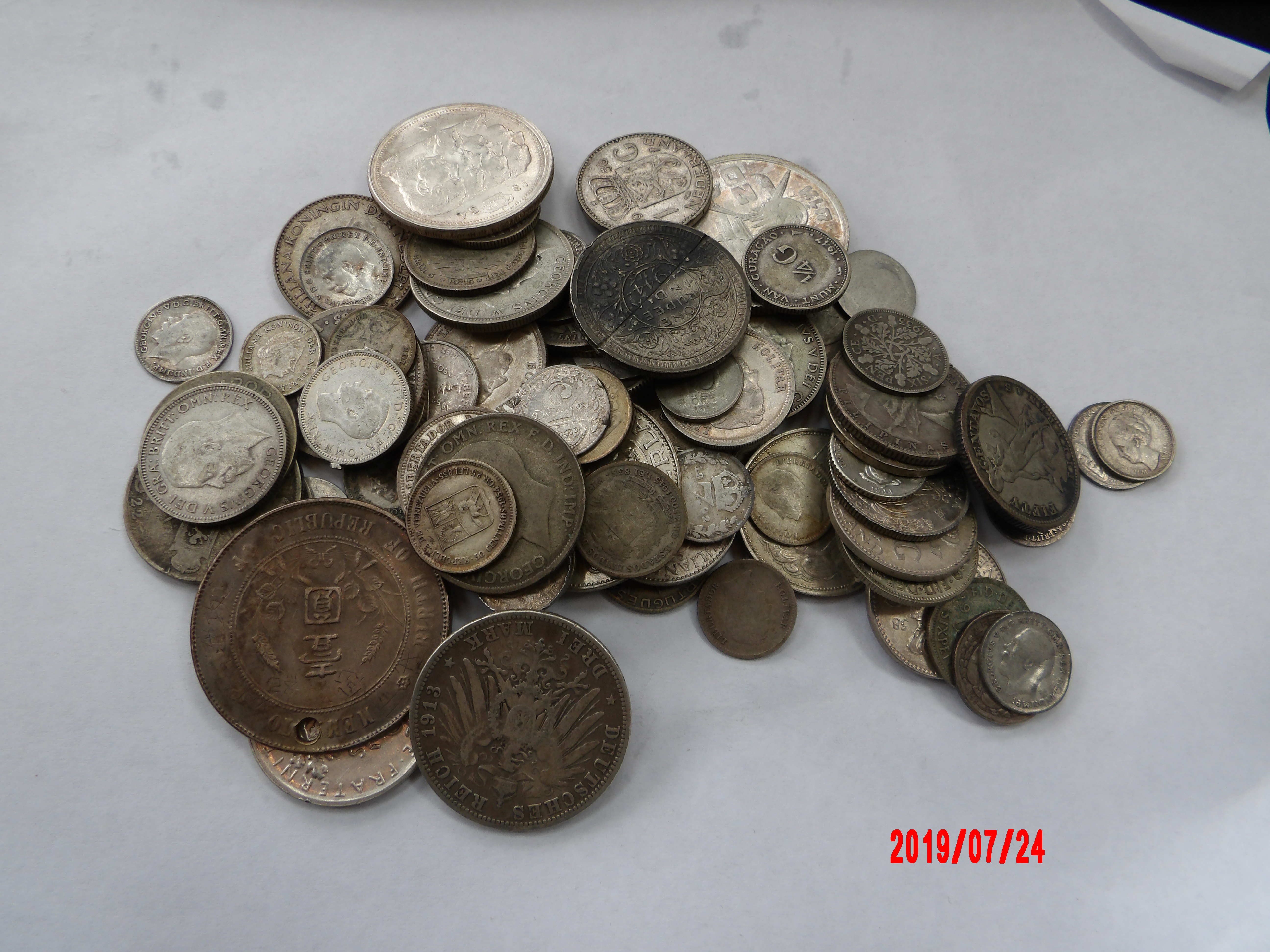 WORLD SILVER BULLION BAG 1892-1970 * - Image 1