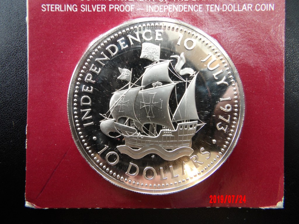 BAHAMAS, $10, 1973, PROOF *