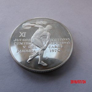 PANAMA, 5 BALBOAS, 1970 * - Image 1