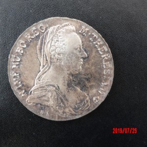 AUSTRIA, Thaler, 1780. Proof Restrike - Image 1