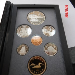 Canada, 1991, Double Dollar Proof Set * - Image 1