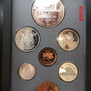 Canada, 1991, Double Dollar Proof Set * - Image 2
