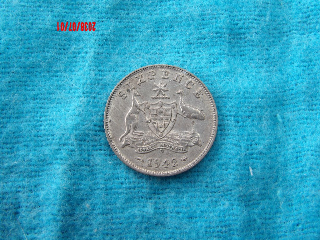 AUSTRALIA, 6D, 1942D