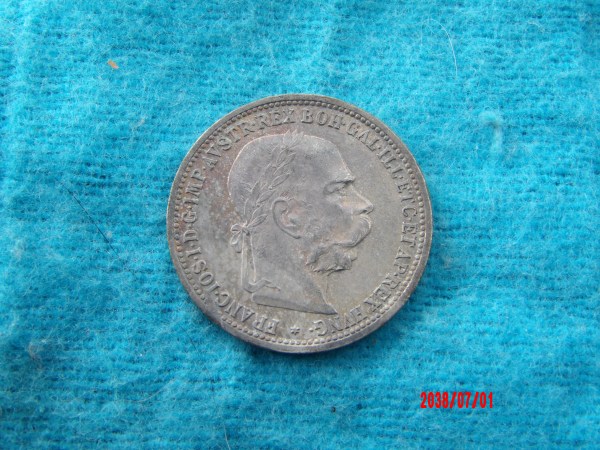 AUSTRIA, CORONA, 1893