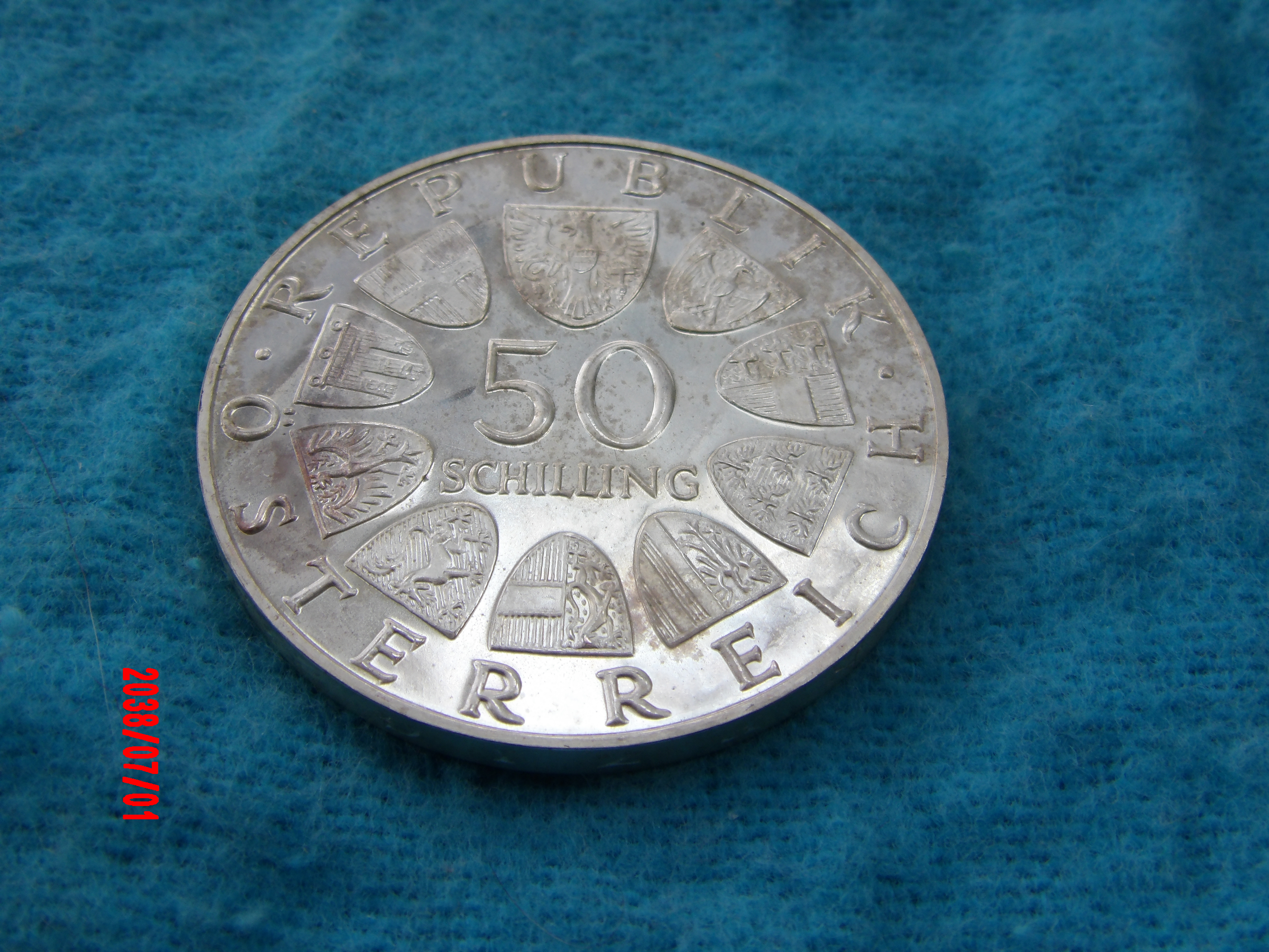 AUSTRIA, 50 Shilling, 1970 * - Image 3