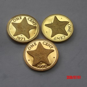 BAHAMAS, 1C, 1971,72,74 Trio of Gem Proofs - Image 2