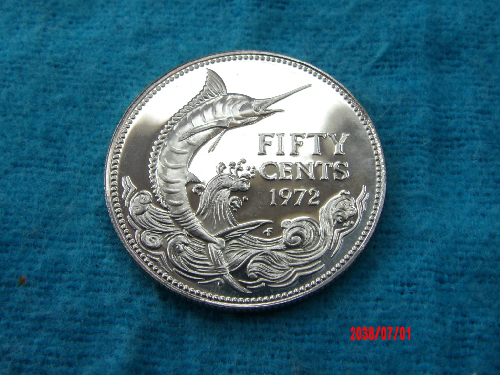 BAHAMAS, 50C, 1972 *