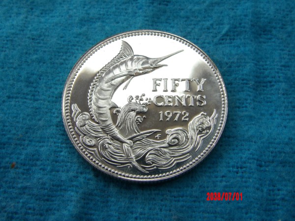 BAHAMAS, 50C, 1972 *