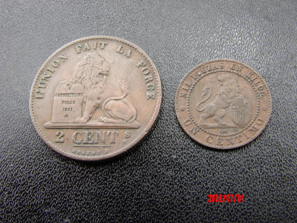 BELGIUM, 1C,2C, 1870