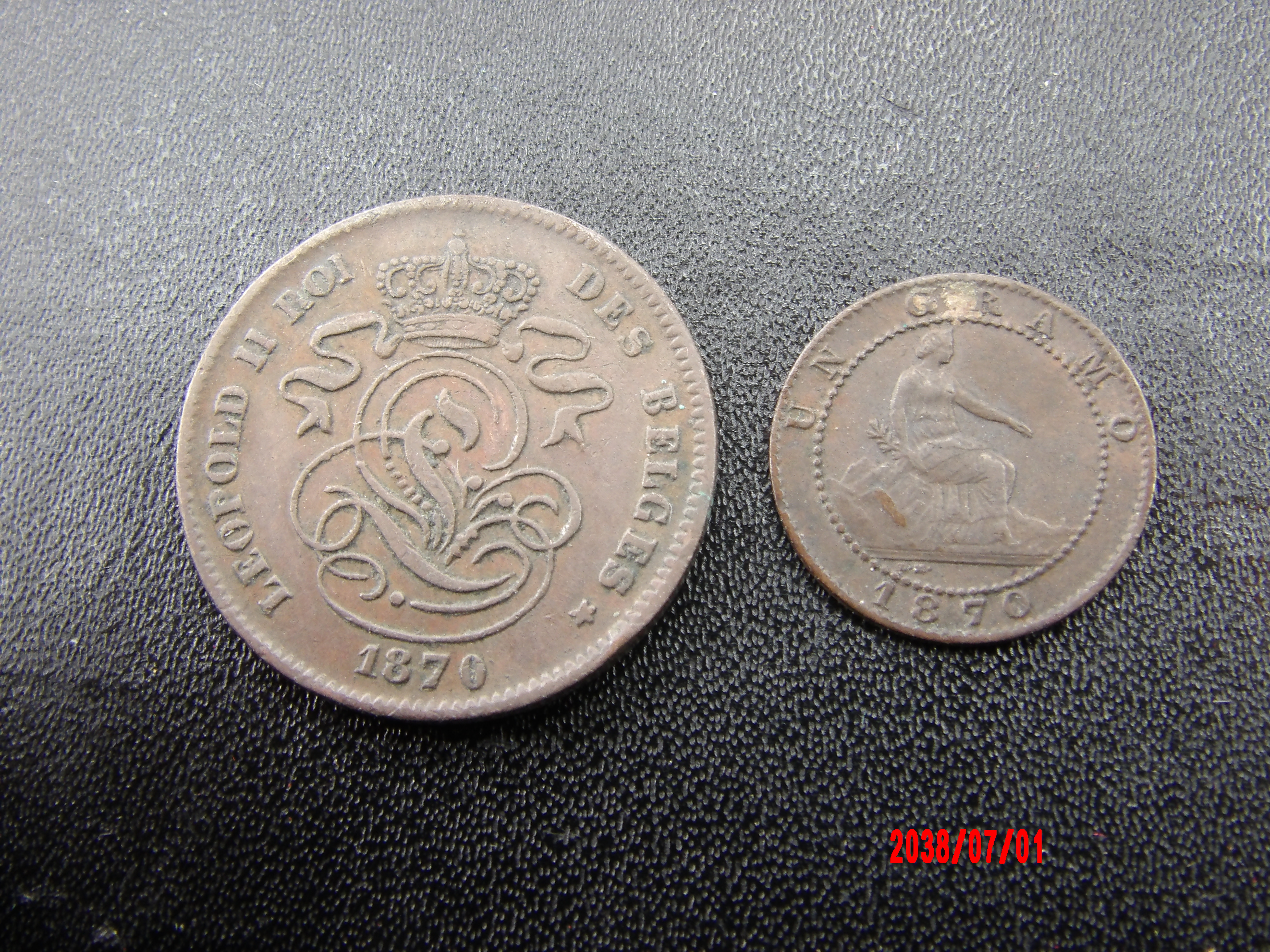 BELGIUM, 1C,2C, 1870 - Image 2