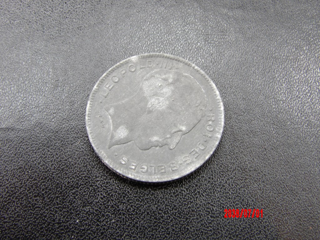 BELGIUM, 5 FRANCS, 1947