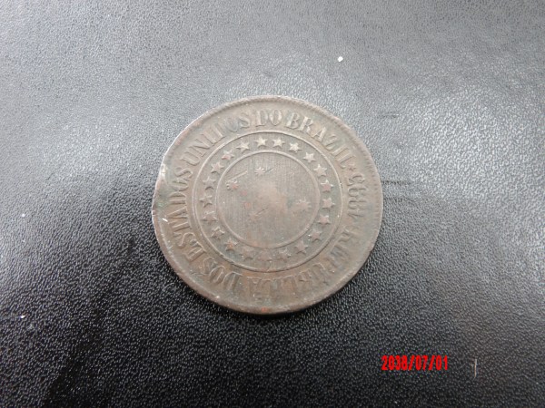 BRAZIL, 40 REIS, 1893