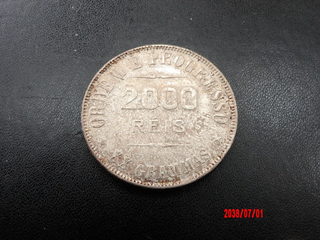 BRAZIL, 2000 REIS, 1911