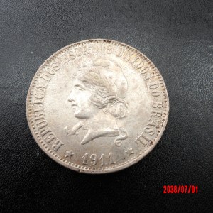 BRAZIL, 2000 REIS, 1911 - Image 2