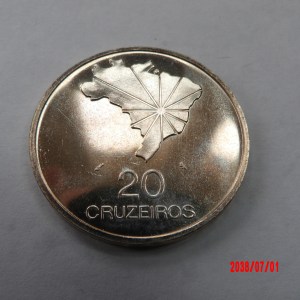 BRAZIL, 20CR, 1972 * - Image 2