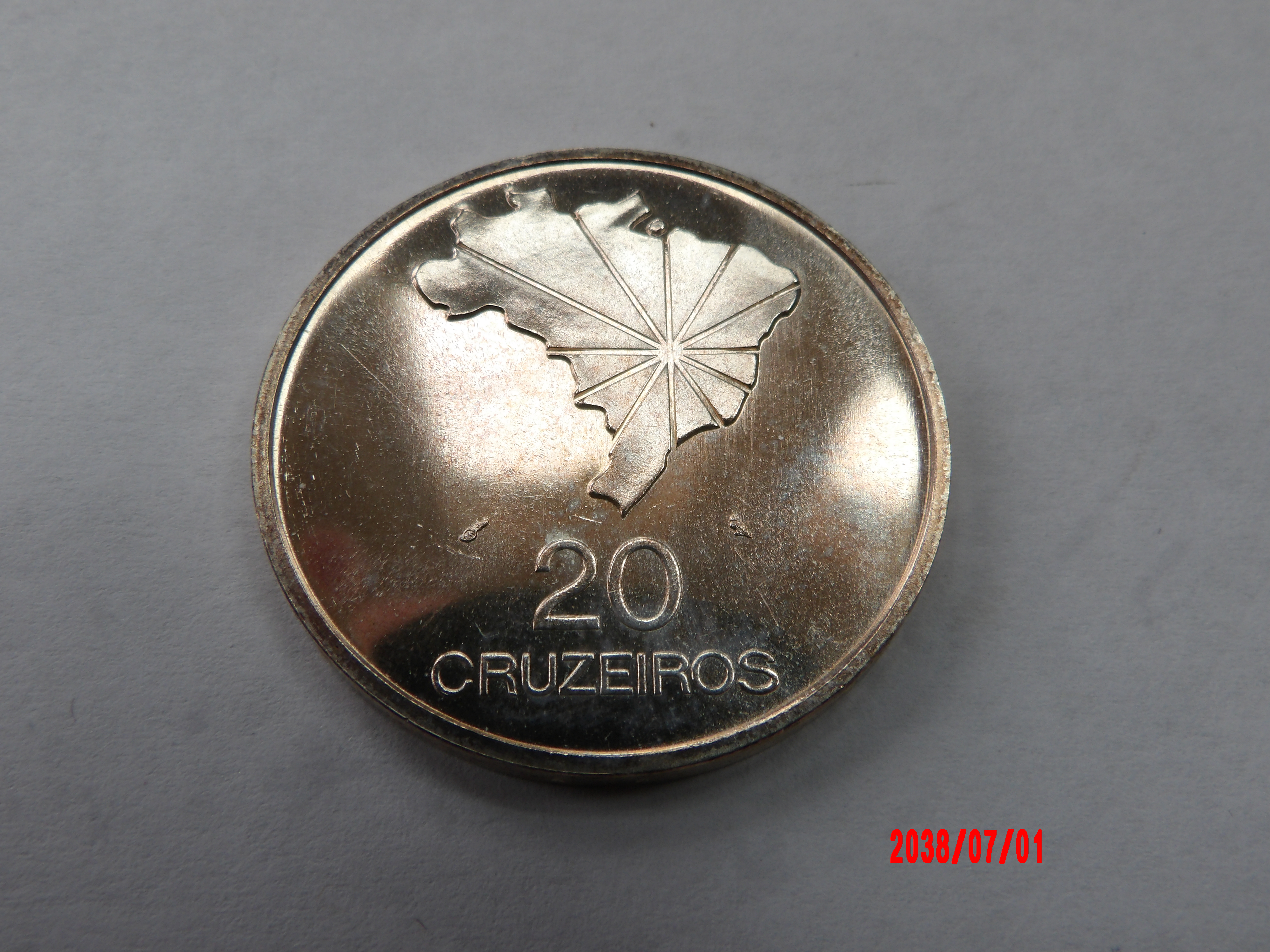 BRAZIL, 20CR, 1972 * - Image 2