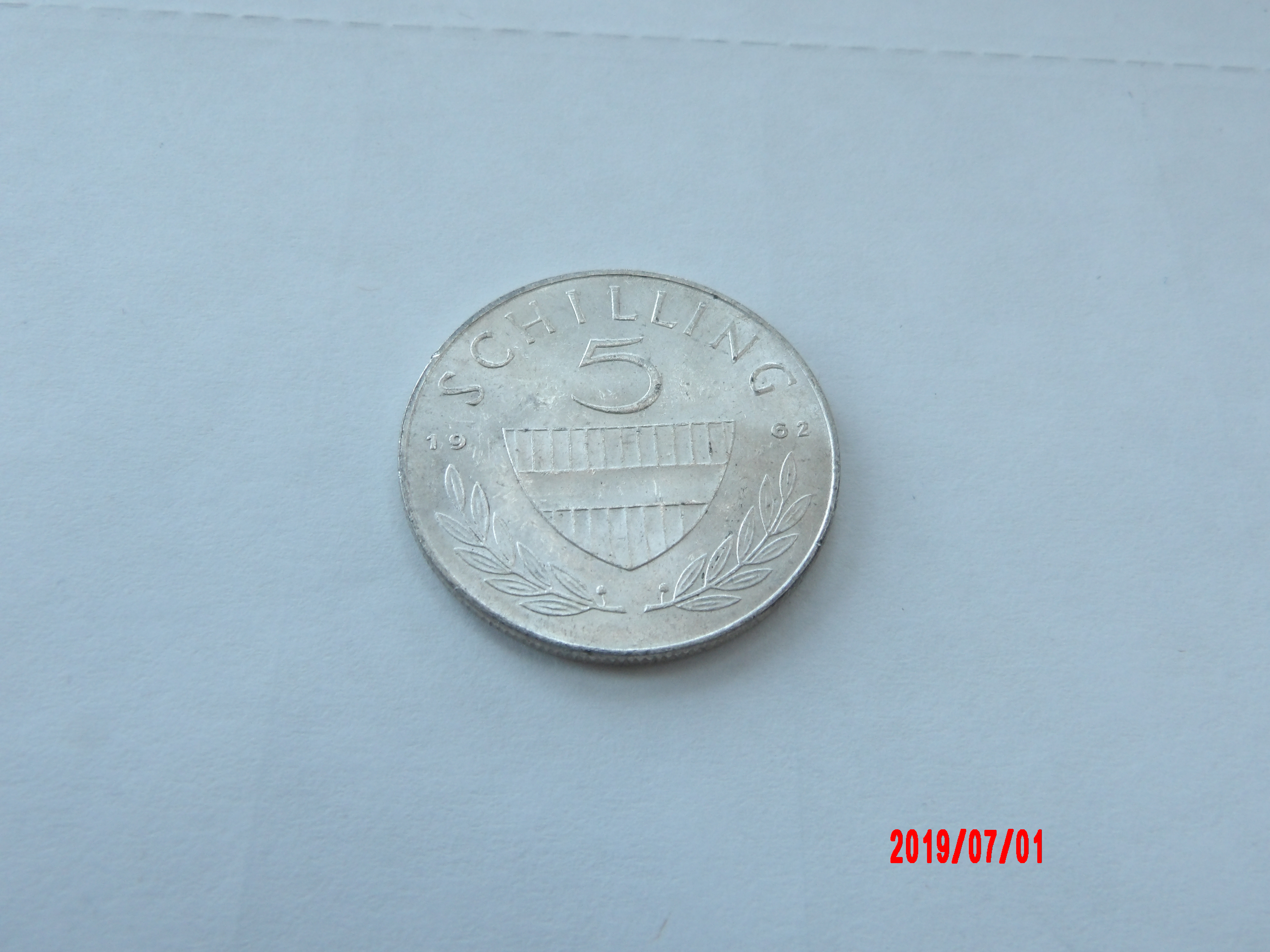AUSTRIA, 5 Shilling, 1962 - Image 1