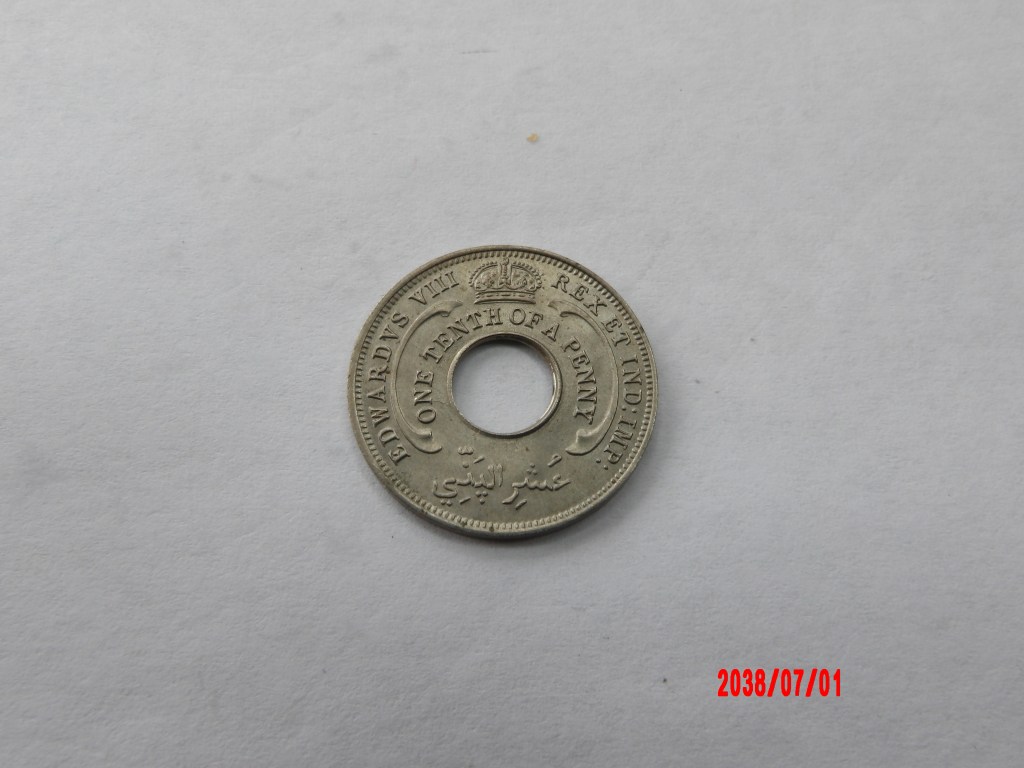 BRITISH WEST AFRICA, 1/10C, 1936