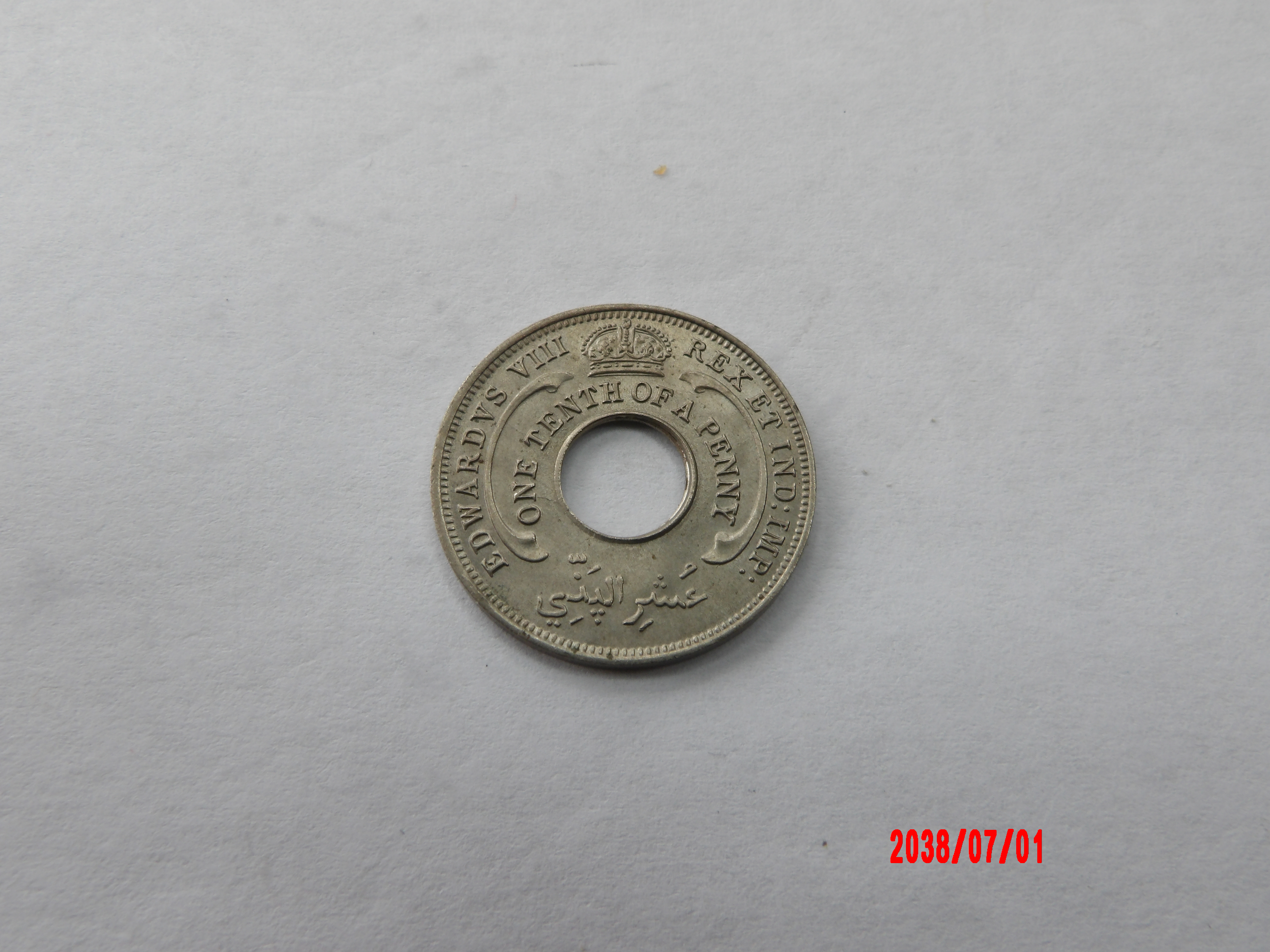 BRITISH WEST AFRICA, 1/10C, 1936 - Image 1