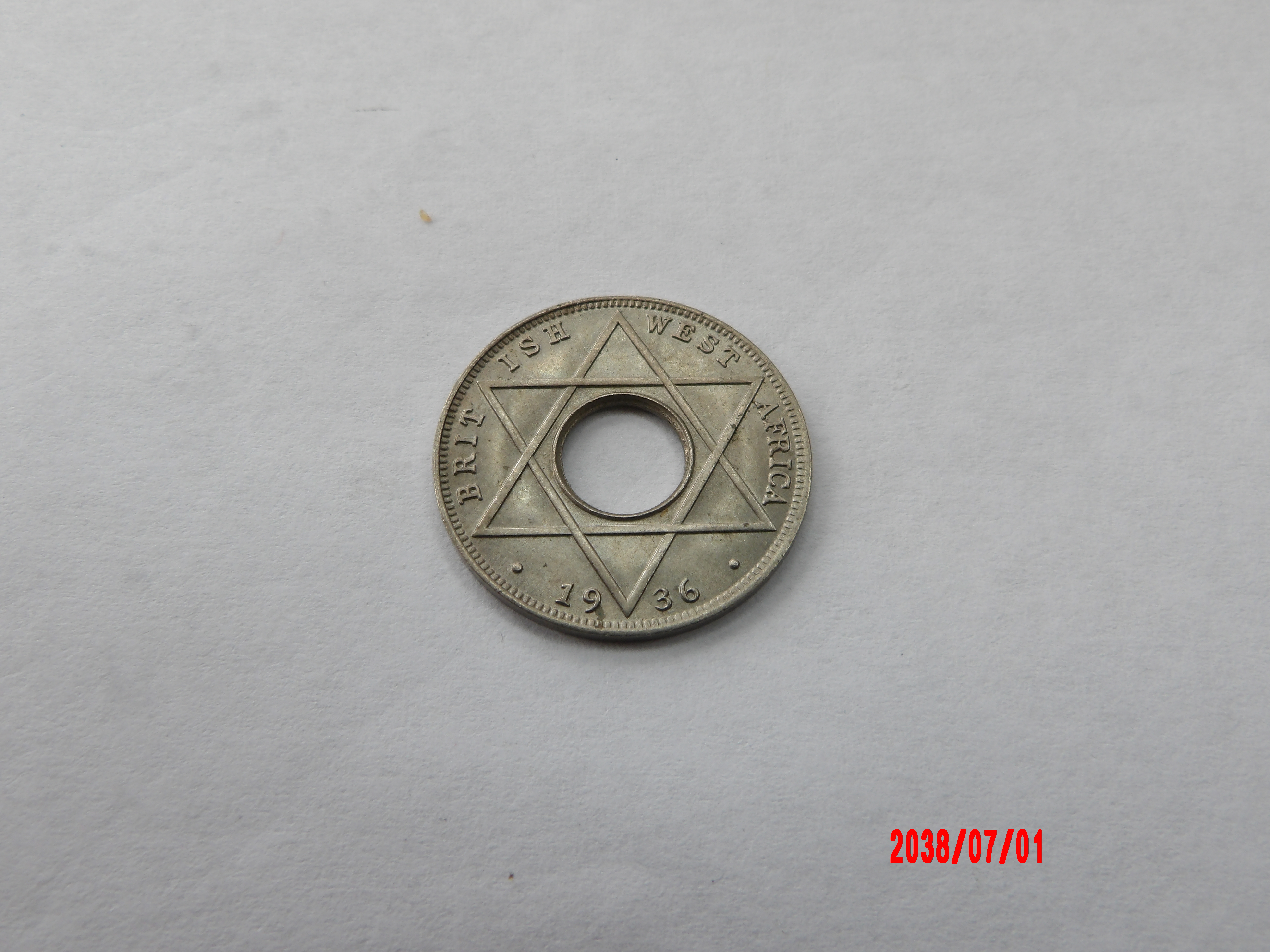 BRITISH WEST AFRICA, 1/10C, 1936 - Image 2