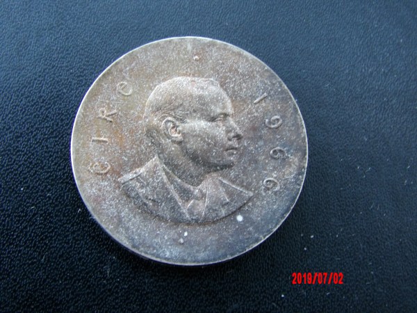 IRELAND, 10 Shilling, 1966 *