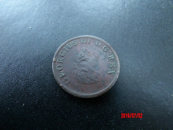 IRELAND, GEORGE III, 1/2D 1805