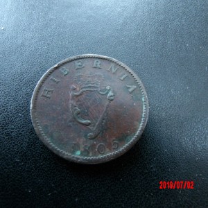 IRELAND, GEORGE III, 1/2D 1805 - Image 2