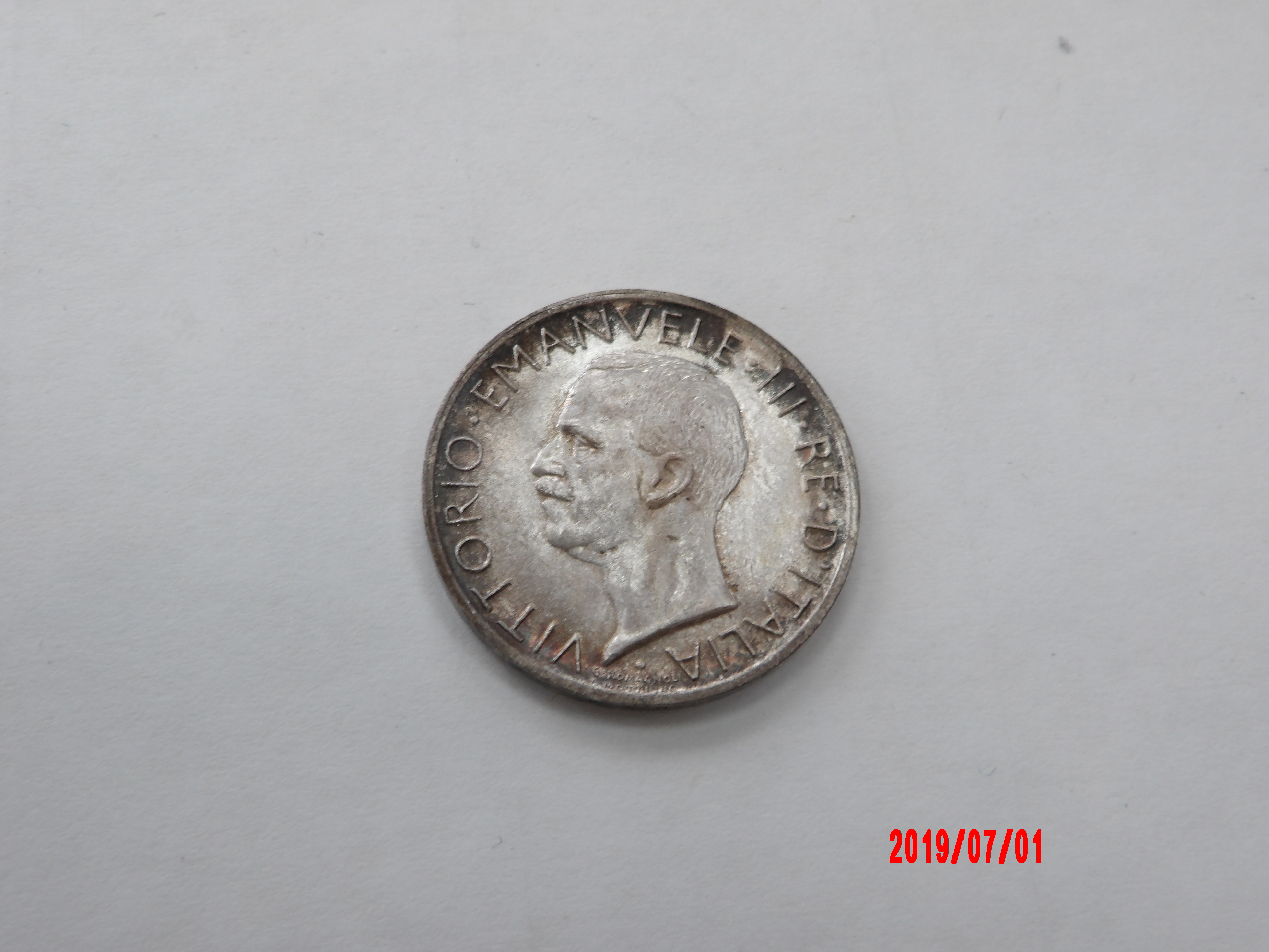 ITALY 5 LIRE, 1927R - Image 1