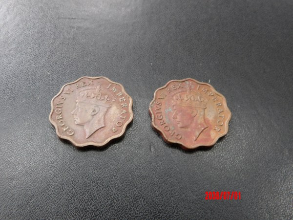 CYPRUS, Piastre, 1942,44