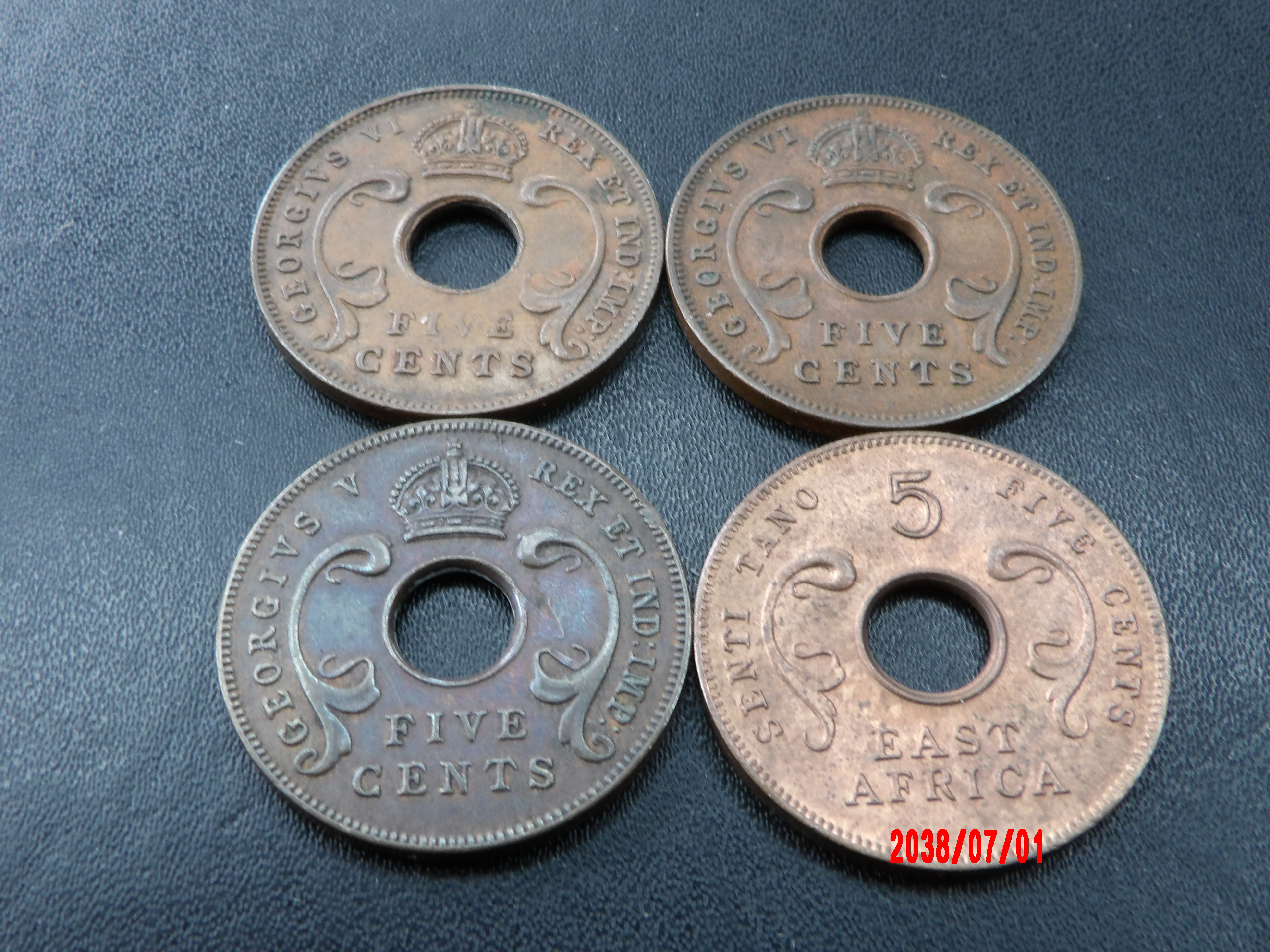 BRITISH EAST AFRICA, 5C, MIXED - Image 2