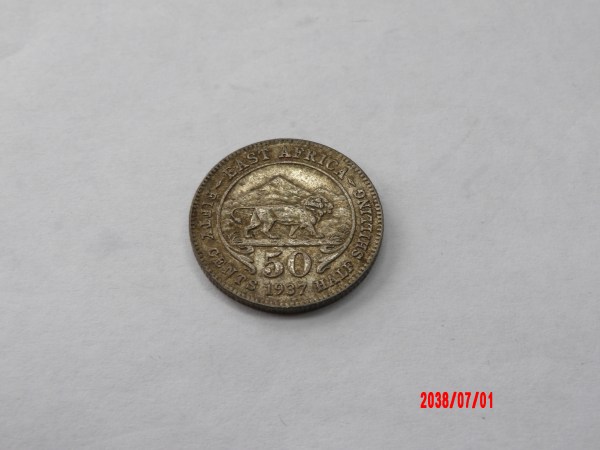 EAST AFRICA, 50C, 1937H
