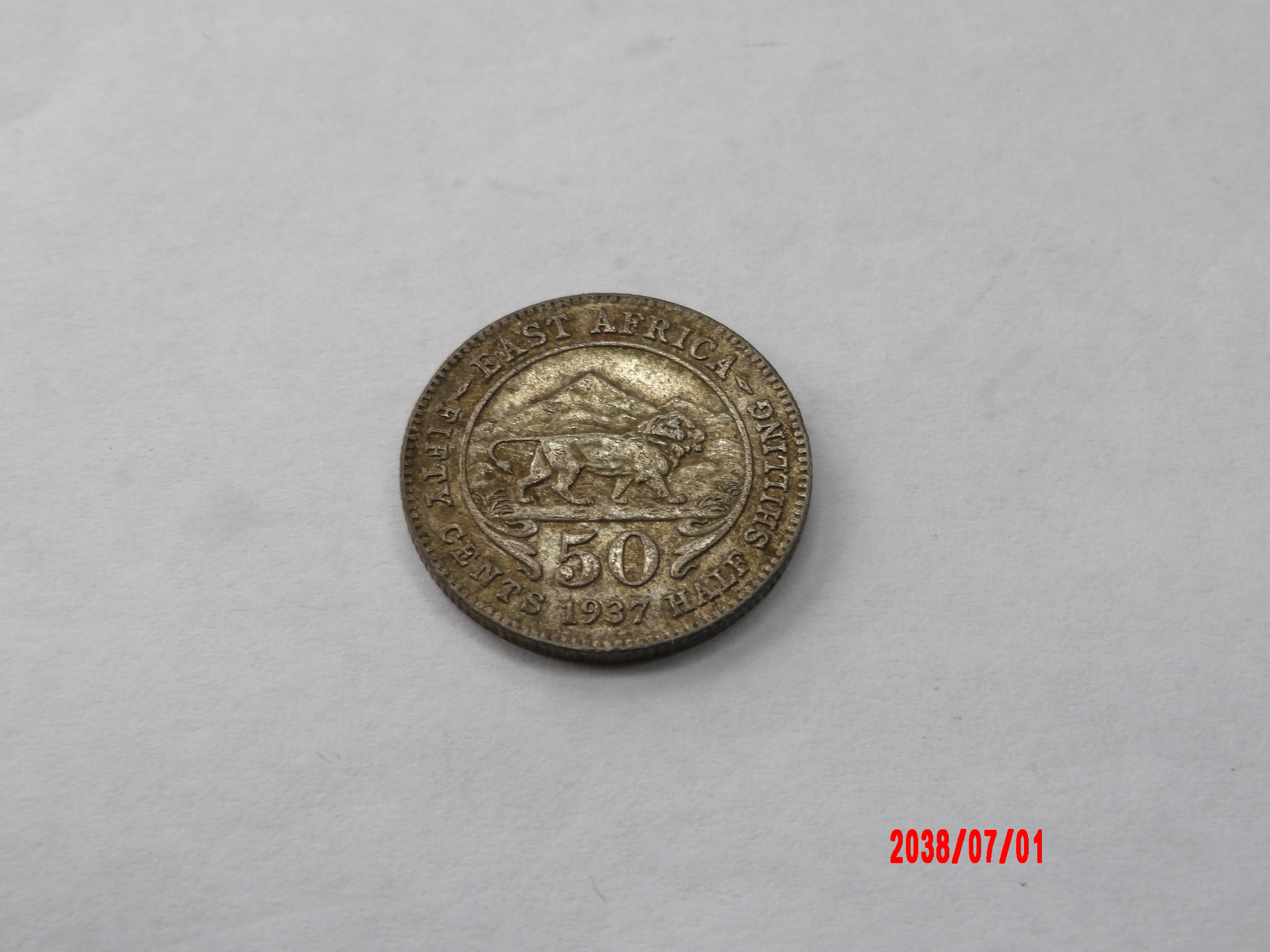 EAST AFRICA, 50C, 1937H - Image 2