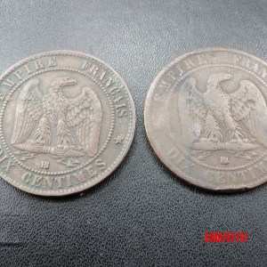 FRANCE, 10C, 1861BB,64BB - Image 2