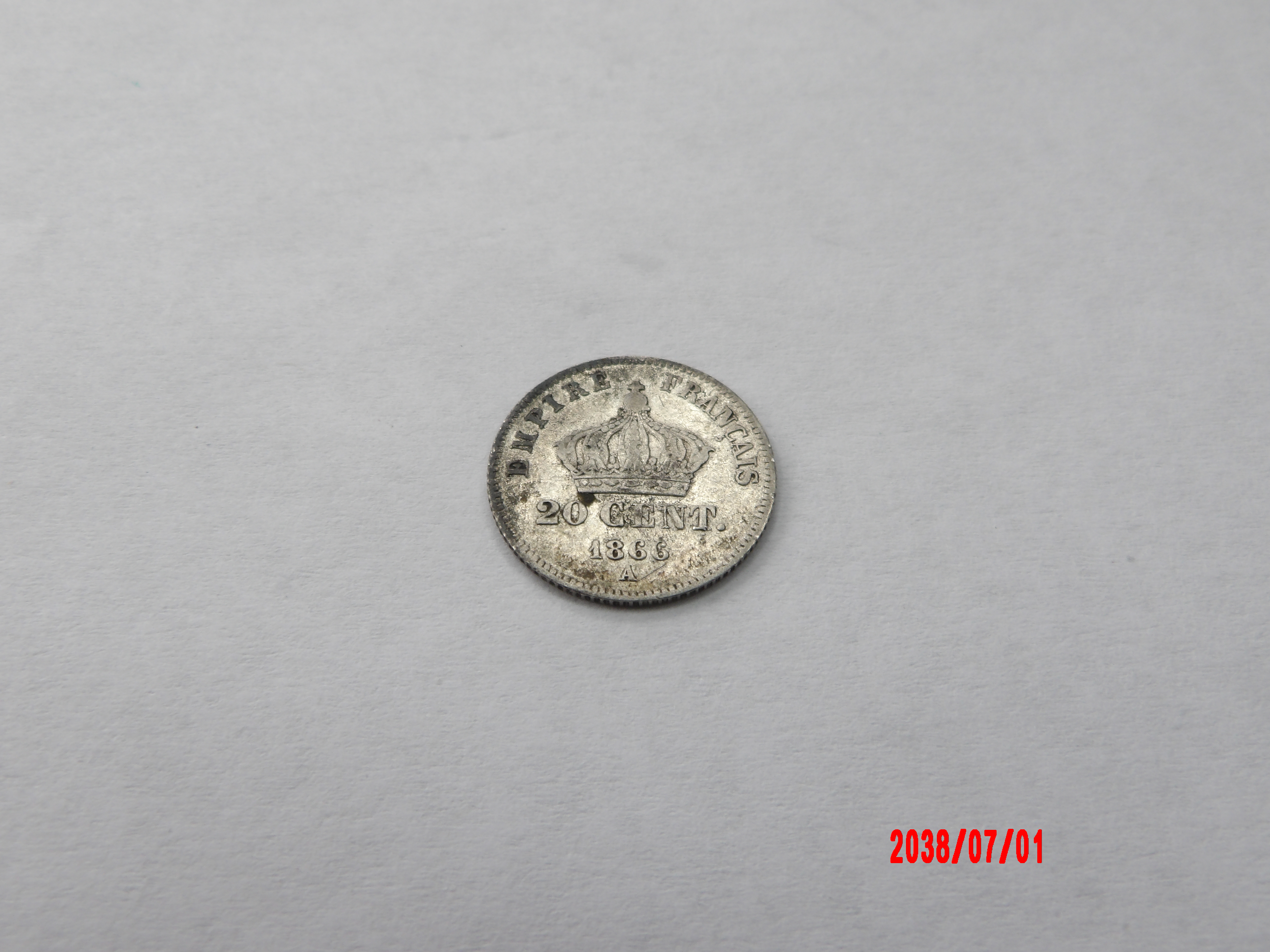 FRANCE, 20C, 1866A - Image 2
