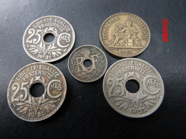 FRANCE, Mixed Depression Era Coins